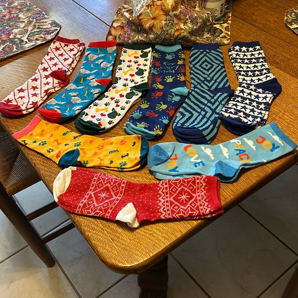 Colorful Children’s Socks Other - Children’s Lot of 9 pairs of fun colorful Socks NWOT Great new condition